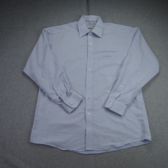 VALENTINO CHRISTY Other - VALENTINO CHRISTY Paris Dress Shirt Mens 100 US Large Blue Button‎ Up LS